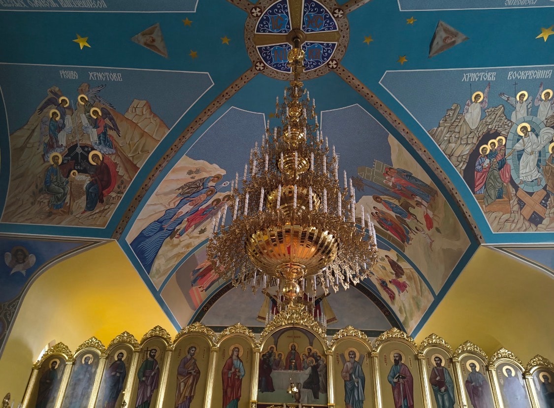 Byzantine cathedral interior